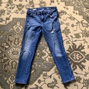 GAP Girlfriend Distressed Jeans